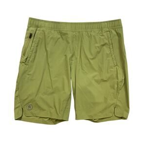 Backcountry Shorts Mens XL Gecko Green Elastic Waist Lightweight Running Hiking